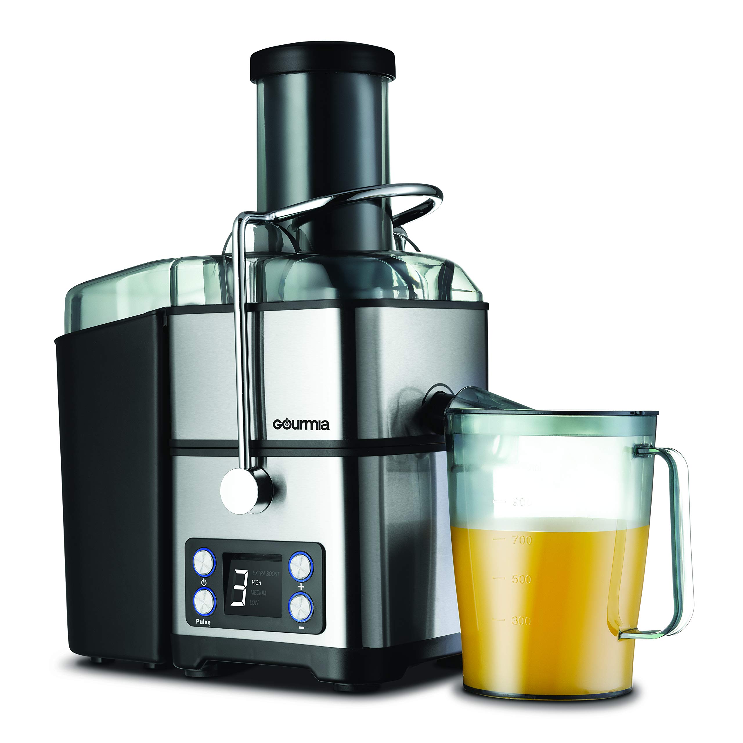 Gourmia GJ1350 Stainless Steel Wide Mouth Juicer Digital Display