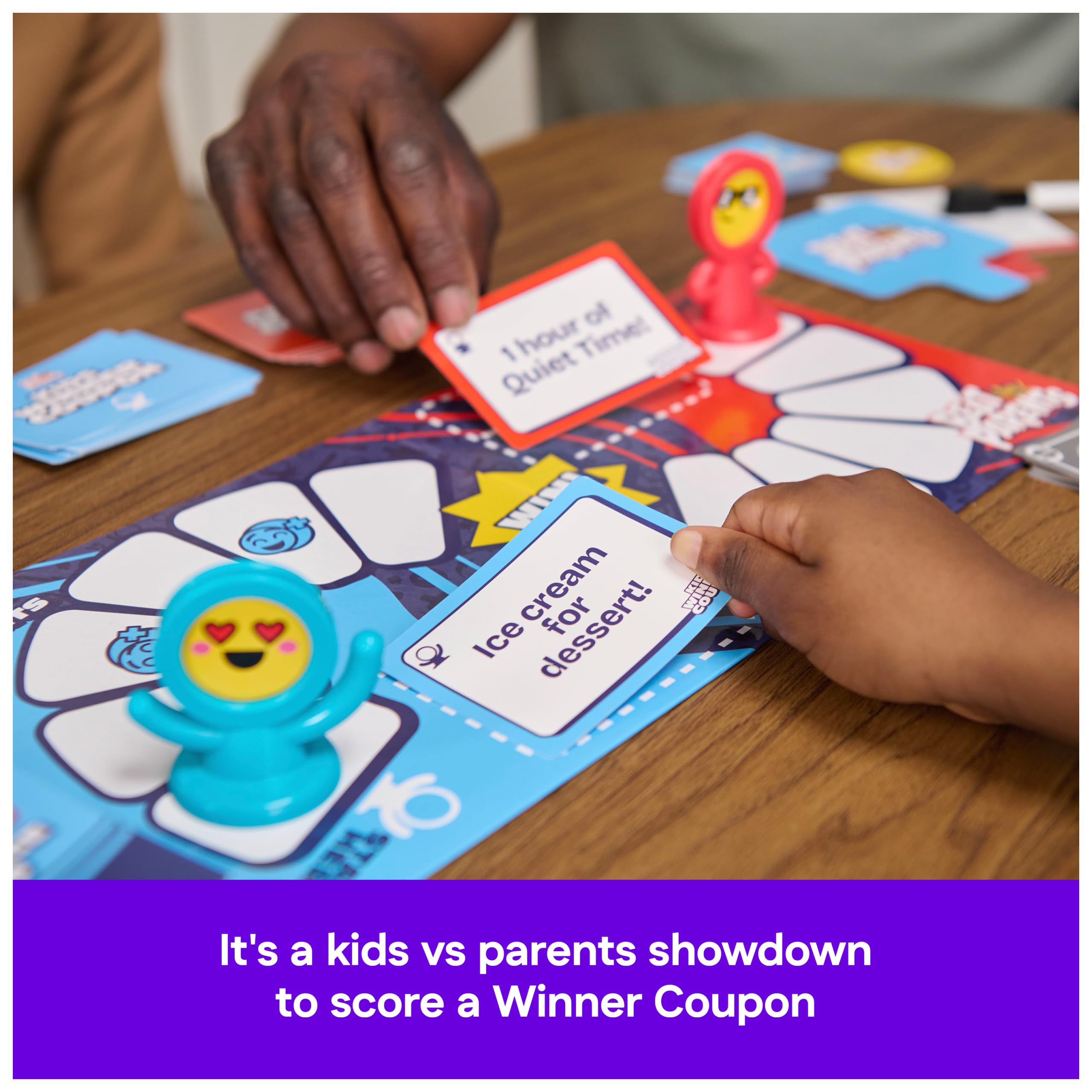 Spin Master Games, Beat The Parents, 2025 Edition with New Challenges & Cards, Friendly Competition Family Game, Family Game Night, 4-8 Players, Stocking Stuffer Gift Ideas for Ages 6 & Up