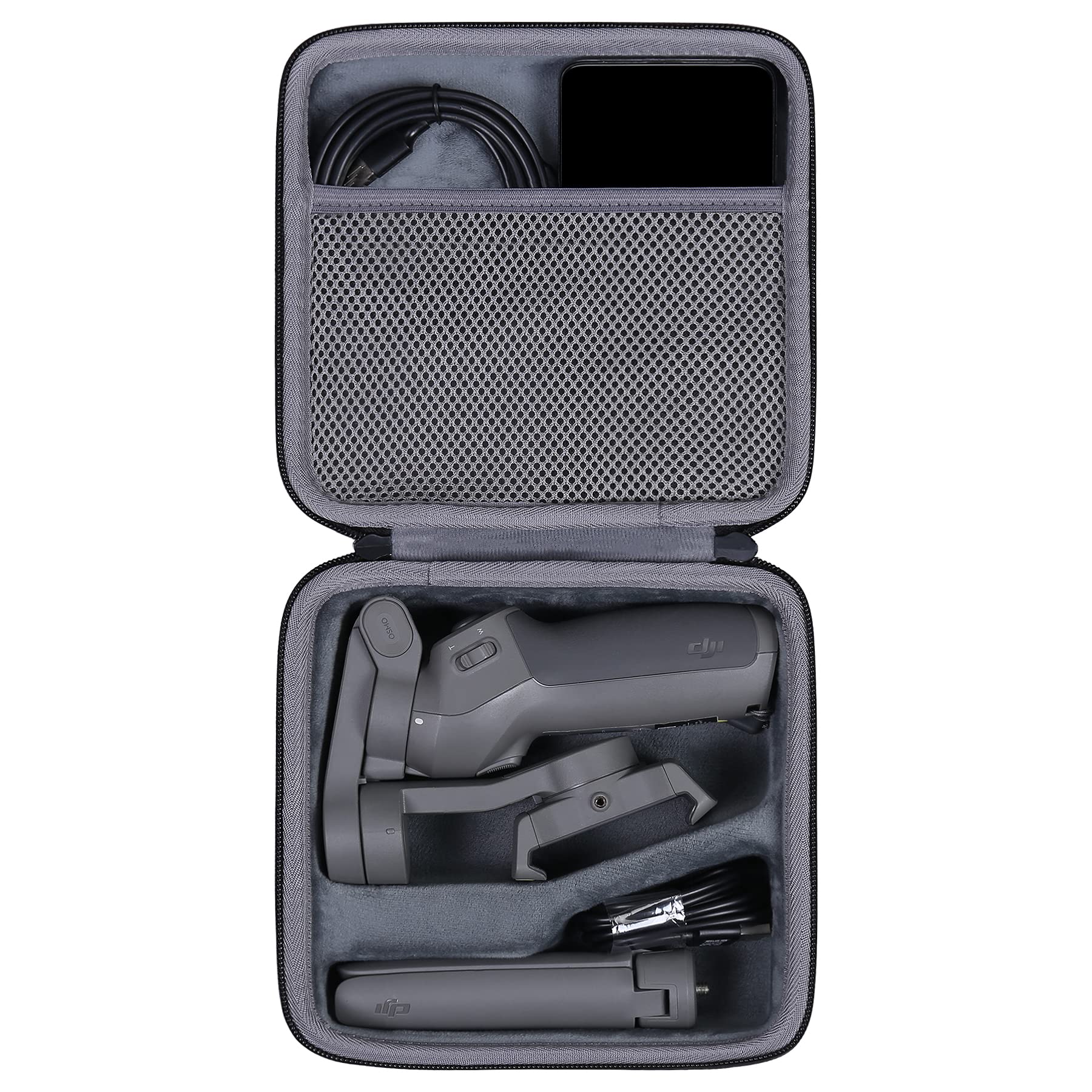 co2CREA Hard Travel Case for DJI OSMO Mobile SE/OM 5 /OM 4 /Osmo Mobile 3, 3-Axis Smartphone Gimbal Stabilizer and Accessories — image 1