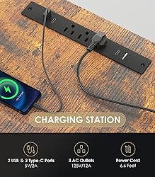 OffiGo Electric Standing Desk with 3-Piece