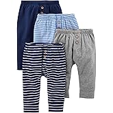 Simple Joys by Carter's Unisex Baby 4-Pack Neutral Pant