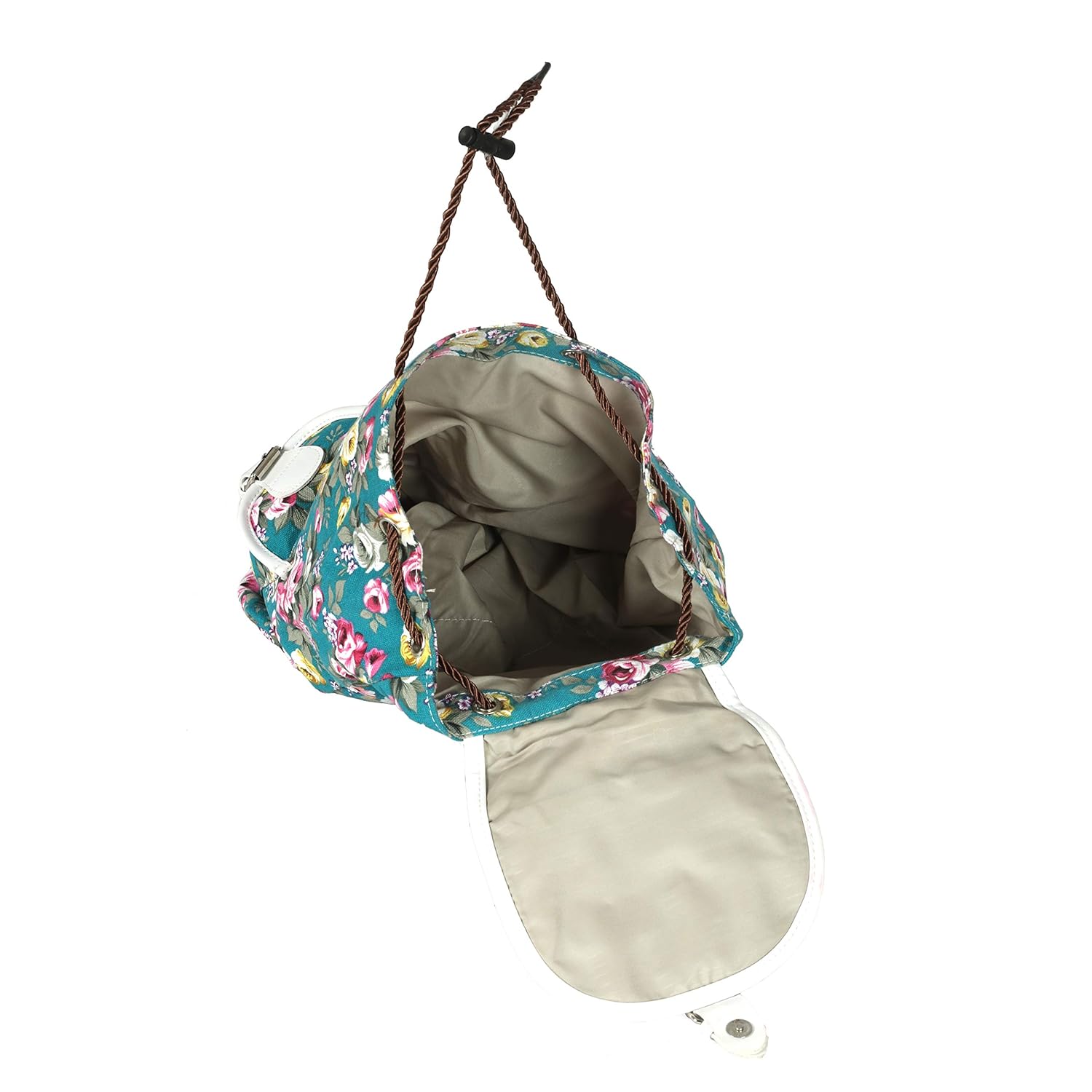 krish women's multicolor backpack handbag