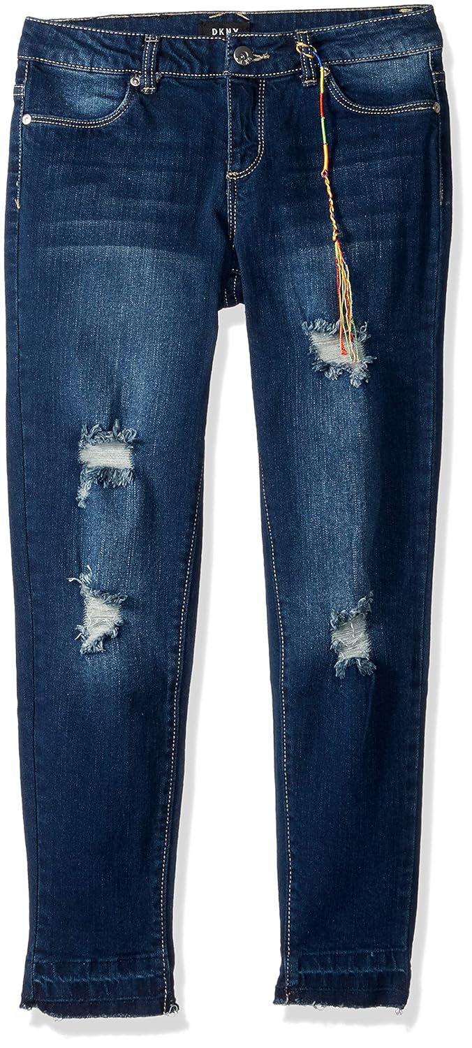 DKNY Girls Big Chrystie Super Skinny Ankle Jean