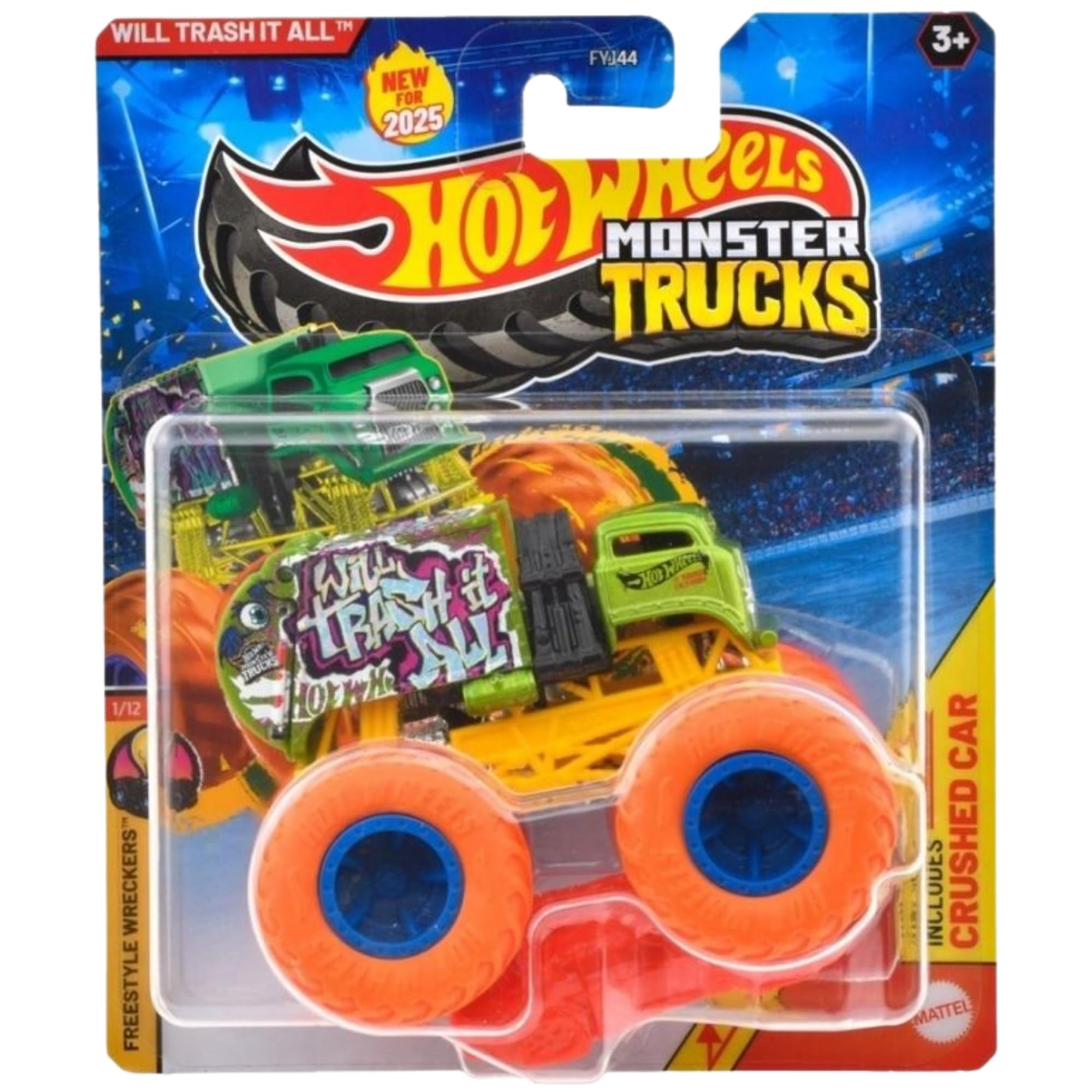Hot Wheels Monster Trucks - (Will Trash It All JCF04)