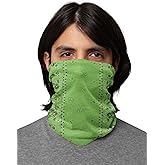 Motique Accessories Paisley Bandana Neck Gaiter Tube Headwear Motorcycle Face Scarf