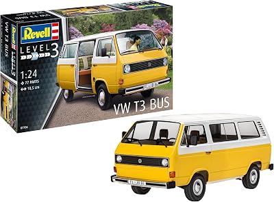 Revell VW T3 Bus 1:25 Model Kit Unbuilt Unpainted