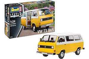 Revell 07706 VW T3 Bus 1:25 Model Kit, Unpainted