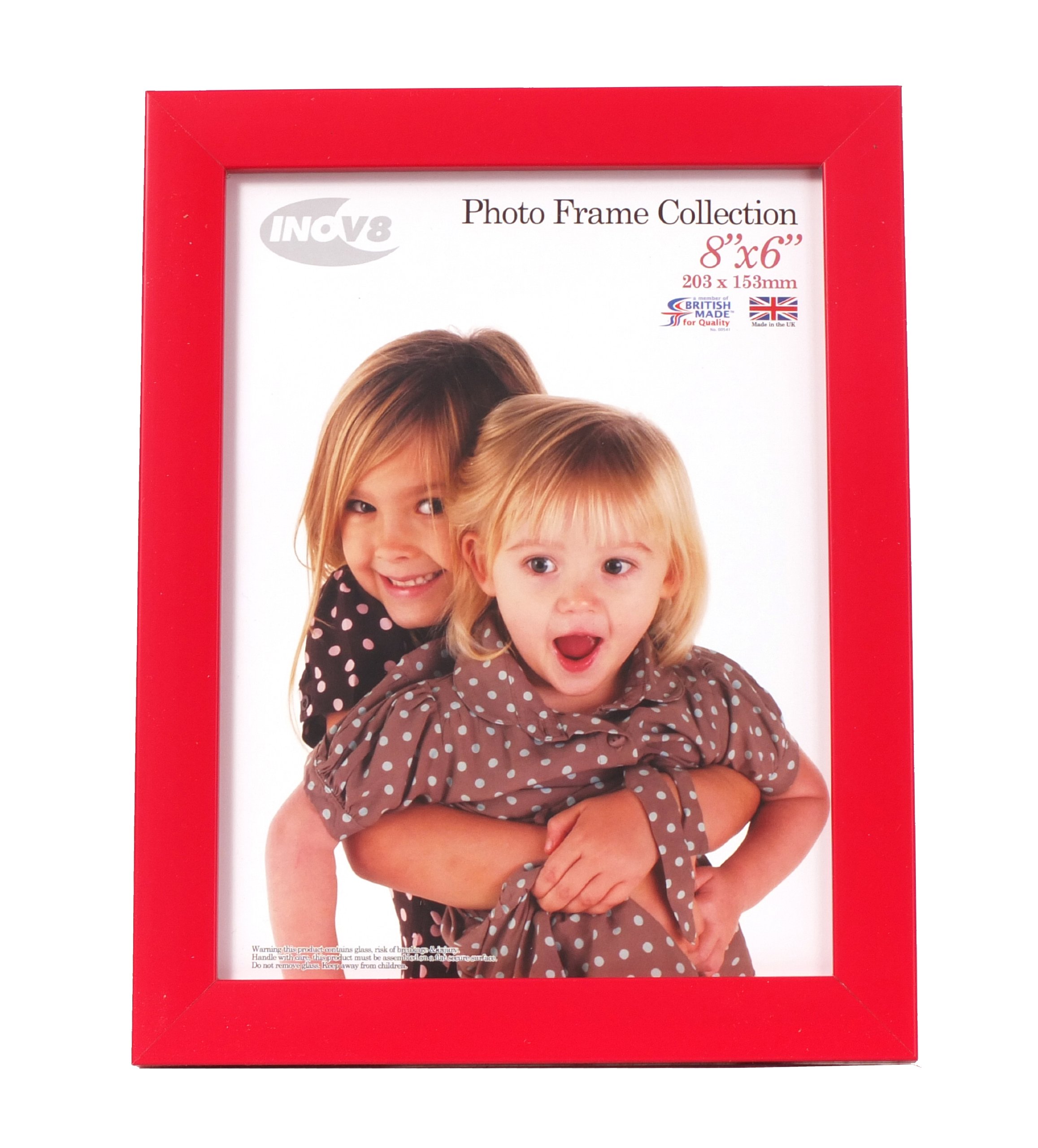 Inov8 Framing PFVS-RERE-86 Photo Frame, Regal Red, 8x6 — image 1