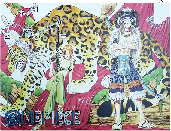 ワンピース扉絵キャンバスクロック アニマル 時計玩具 キャラクター時計 ホビー Amazon