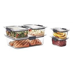 Rubbermaid Brilliance Food Storage Containers, Set