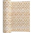 16.5” x3.3FT Natural Rattan Cane Webbing, Woven Mesh Cane Net Roll for DIY Caning Furniture Decor Projects: Chair, Cabinet, Ceiling and Door (+)