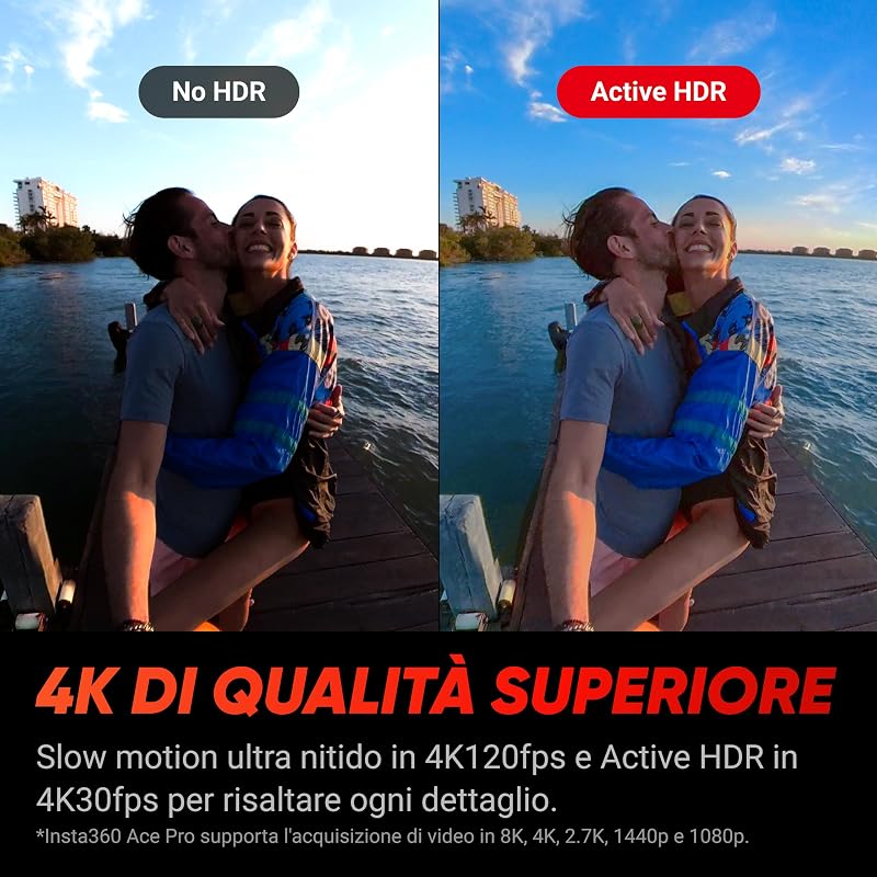 Ace Pro - Action cam 4K Co-coprogettata con Leica