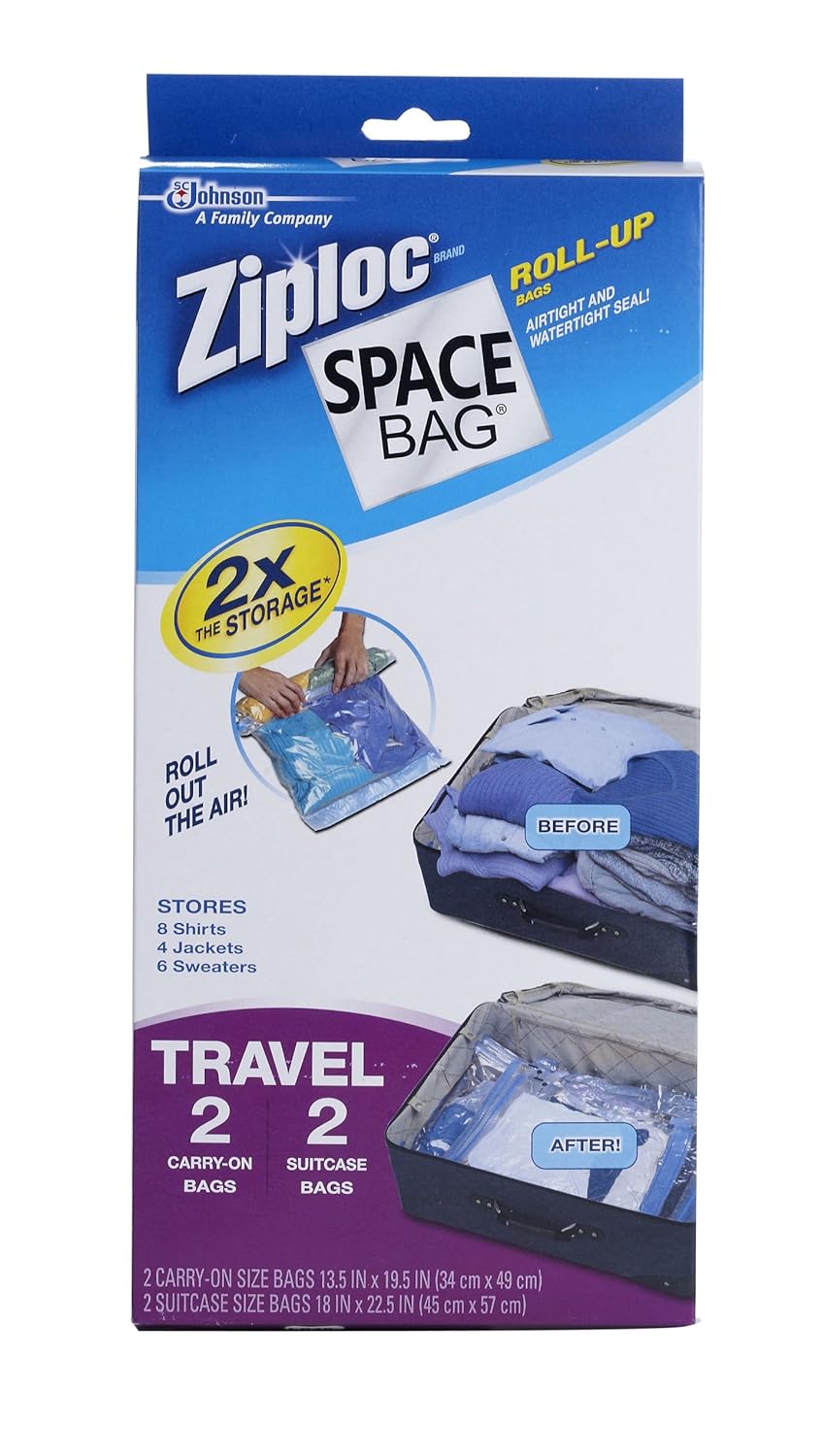 Best Ziploc Vacuum Travel Bags