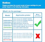 LCL Compatible Toner 4PK KCMY for Xerox VersaLink C605 C600 C600N C600DN view 2
