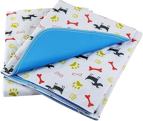 Amazon Com Chewiemac Washable Pee Pads For Dogs 2 Pack Large Reusable Puppy Pet Training Floor Mats Waterproof Super Absorbent Leakproof Whelping Potty And Crate Use Kitchen Dining