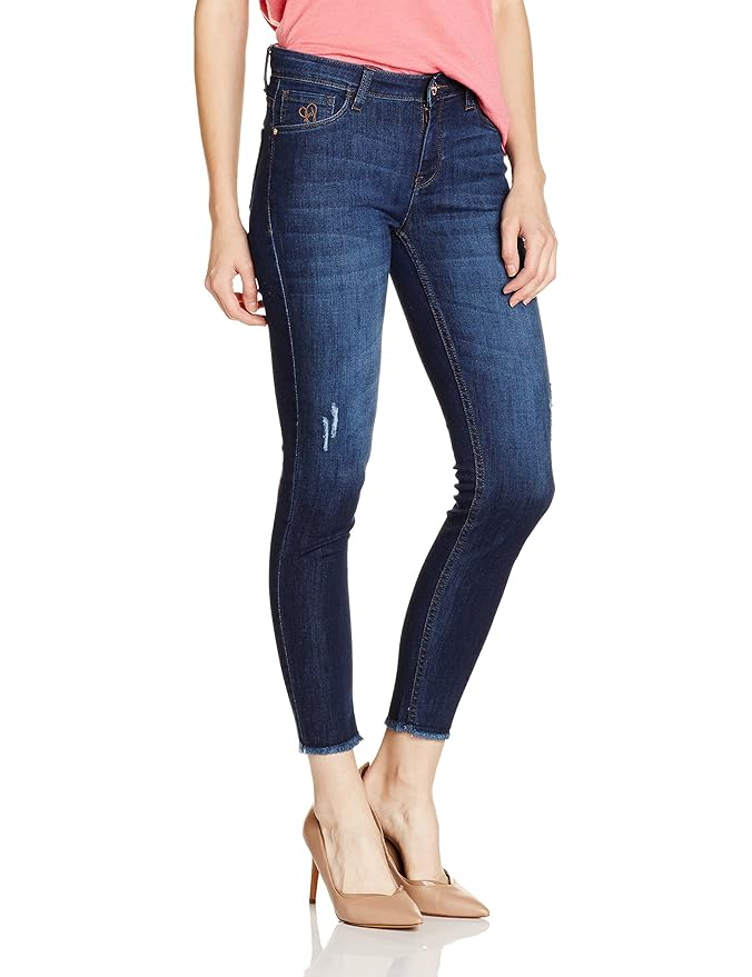 Buy Flying Machine Women's Skinny Jeans (FWJN116332_Dark Indigo) at