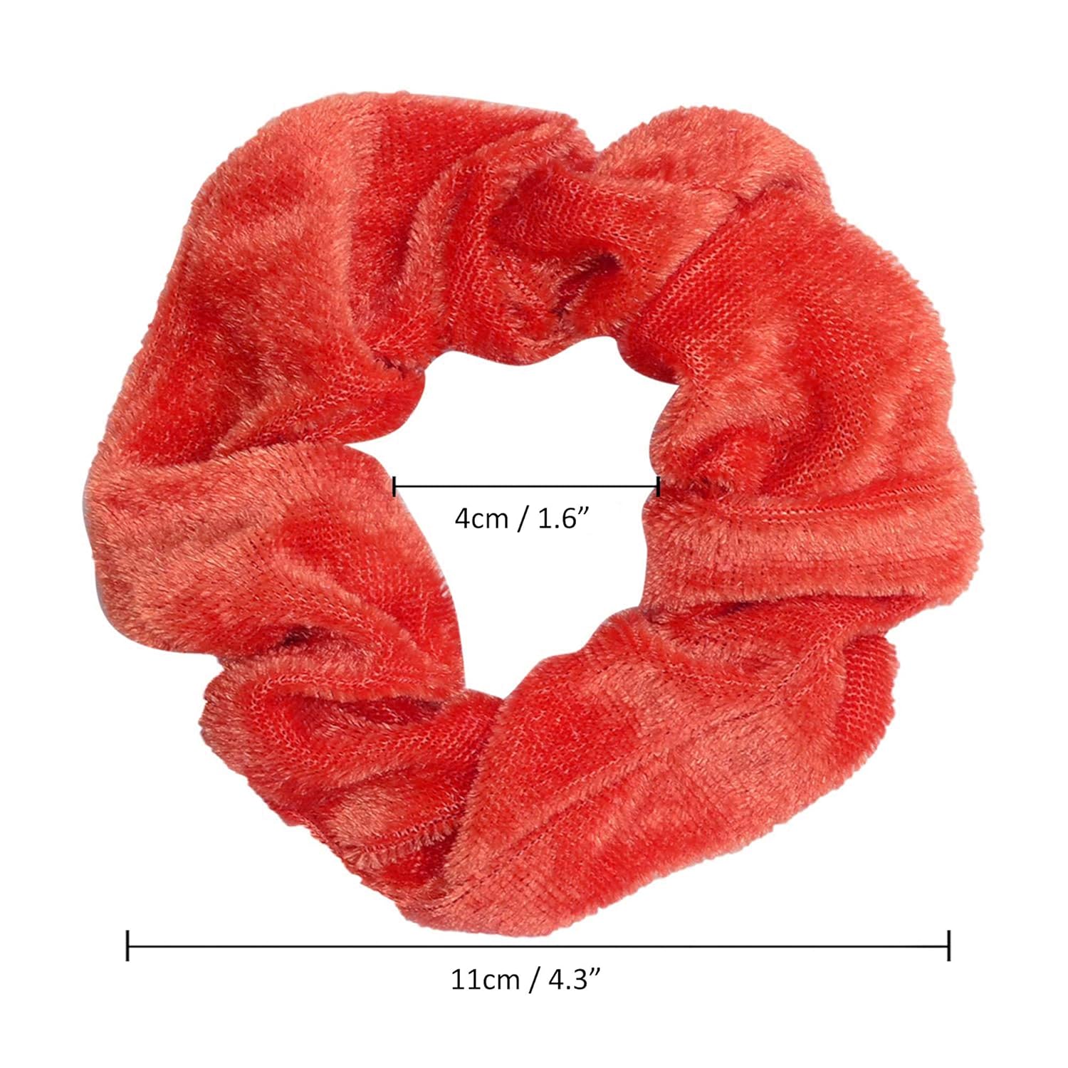 Homerove 54pcs Hair Scrunchies, Velvet Elastic Hair Bands, Scrunchy Colorful Hair Ties Hair Ropes for Women or Girls Hair Accessories - 54 Assorted Colors Scrunchies : Beauty