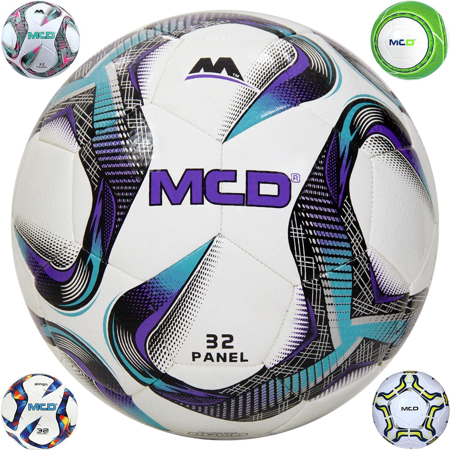 MCD SPORTS Size 5 Football, Size 4 Football, Size 3 Football Ball Lightweight Footbal for Boys, Girls, Kids, & Adults Soccer Ball Professional Club Team