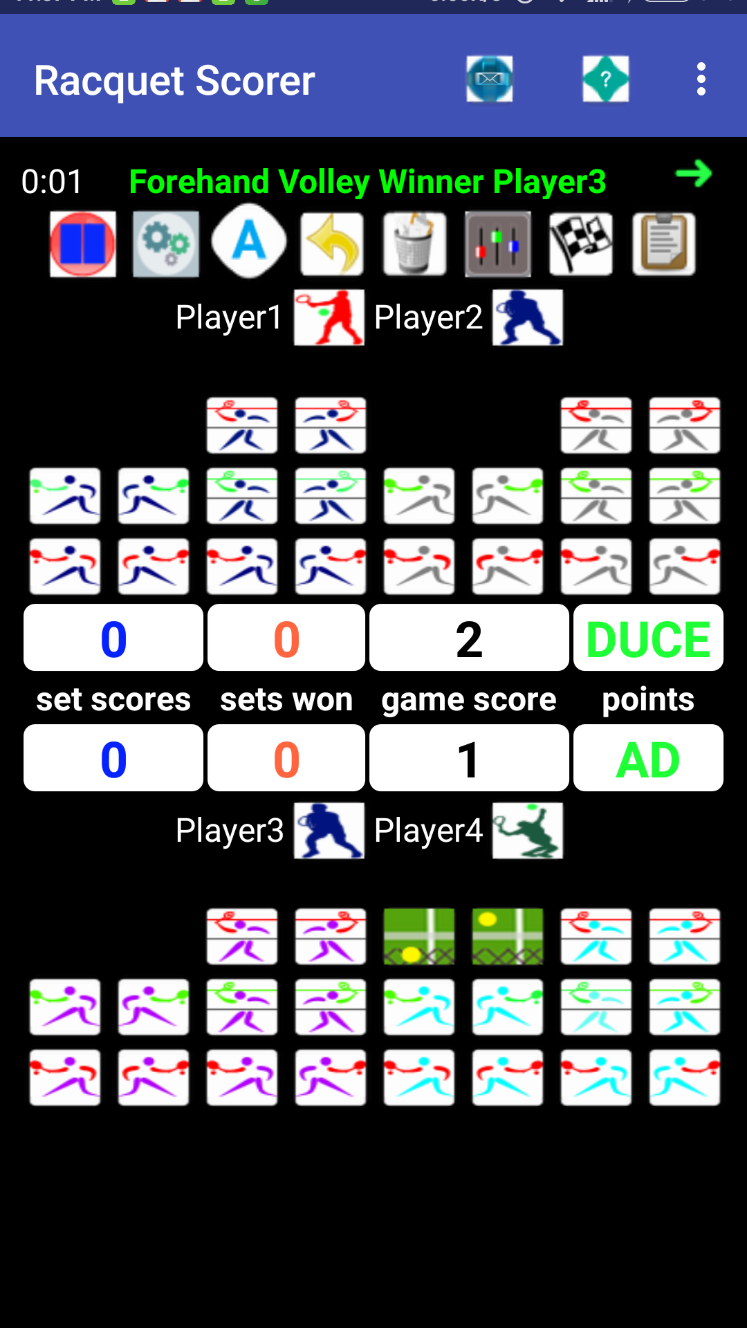 Racquet Game Scorer Pro (Tennis,Table Tennis,Badminton,PickleBall,Squash) plus online Radio, play music/videos,Sudoku,Tic-Tac-Toe games