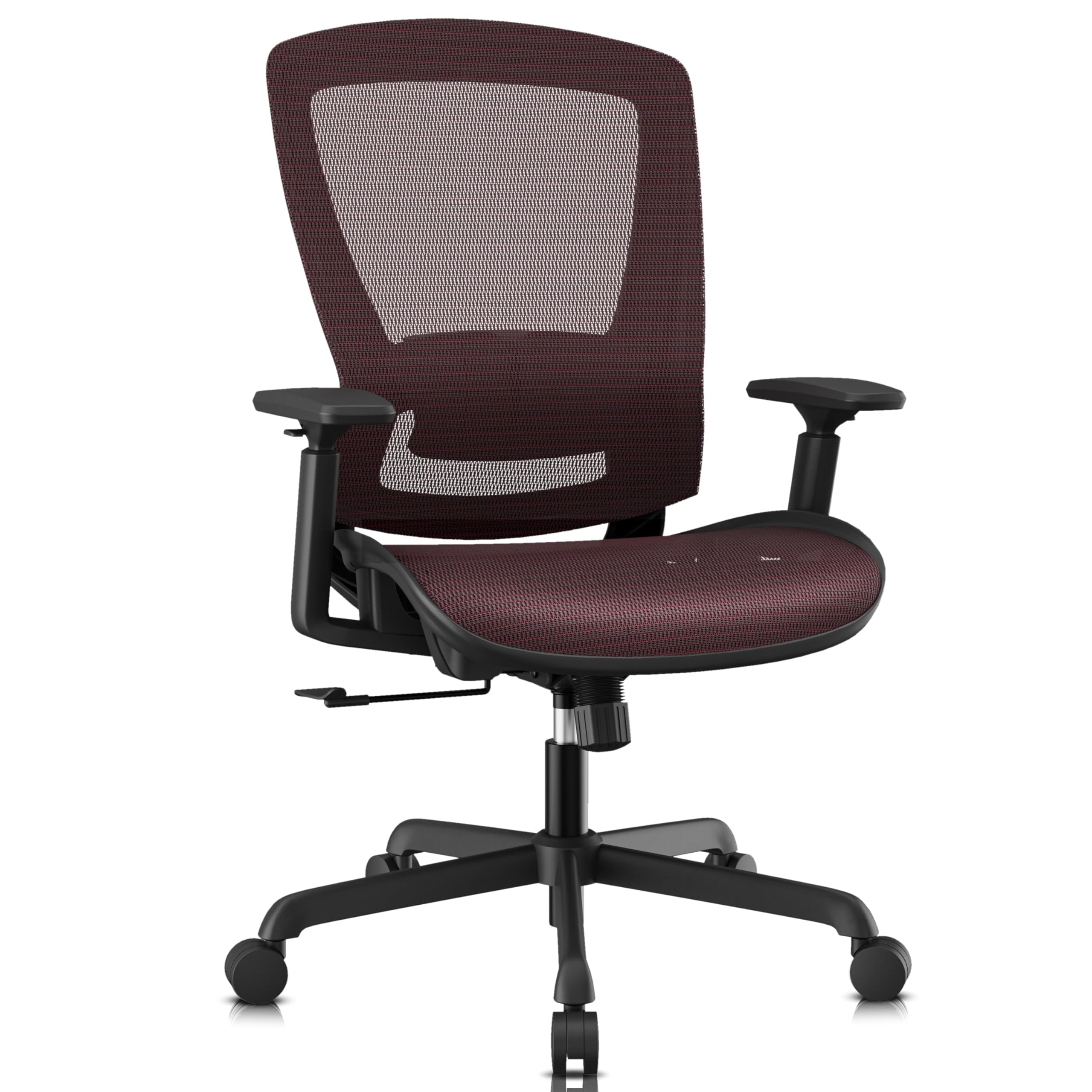 Photo 1 of ELABEST T96 Mesh Office Chair,Ergonomic Computer Desk Chair,Sturdy Task Chair- Adjustable Lumbar Support & Armrests,Tilt Function,Comfort Wide Seat,Swivel Home Office Chair