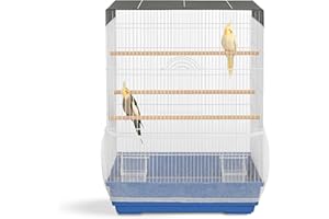 KNUTI Universal Bird Cage Seed Catcher Universal Mesh Skirt Cover Stretchy Small Animal Cages Cover Pet Removable Durable Protector (Seed Catcher)