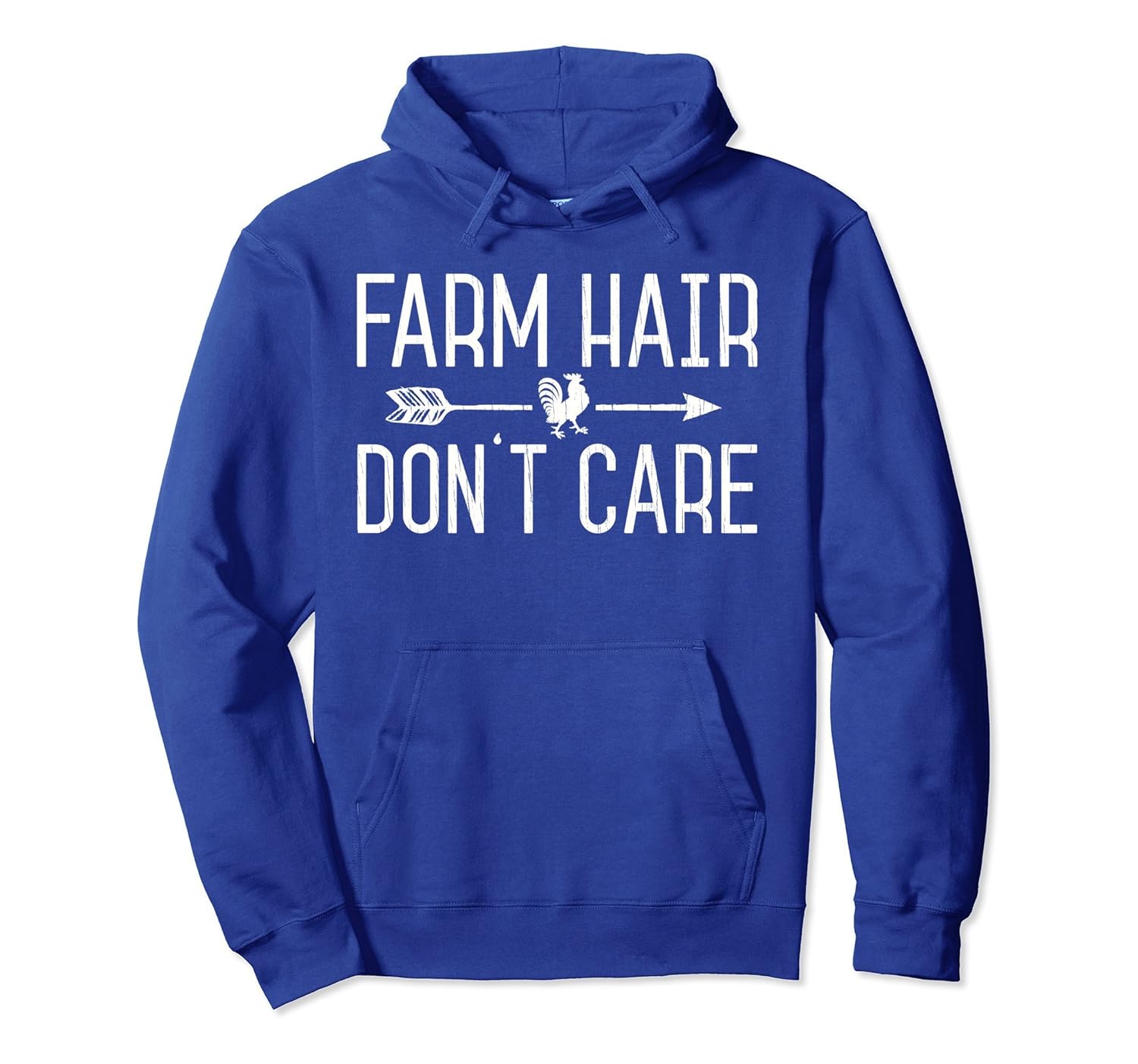 Farm Hoodie Farm Hair Don't Care Farmhouse Farming Women Men-ANZ