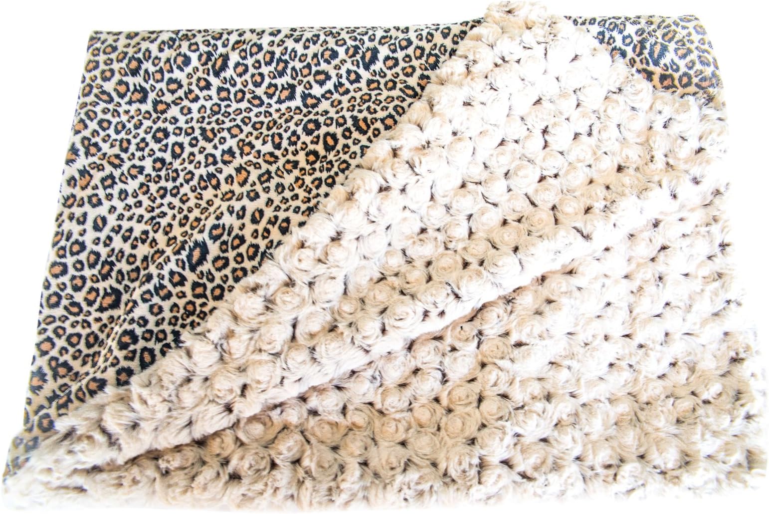 GoodDogBeds Dog Blanket, Cuddle Fabric, Cheetah, Super Soft, Washable