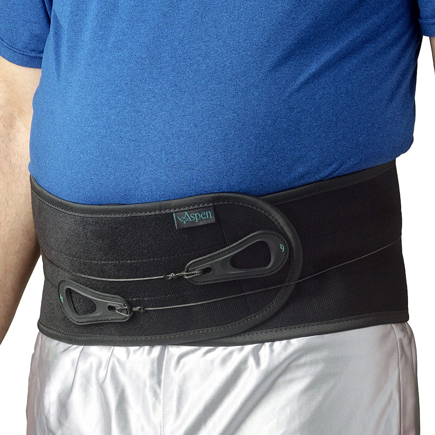 Photo 1 of Aspen Lumbar Support Back Brace, Patented Pulley System for Targeted Compression, Braces for Lower Back Pain Relief for, for Men & Women, Medium 31"-36"