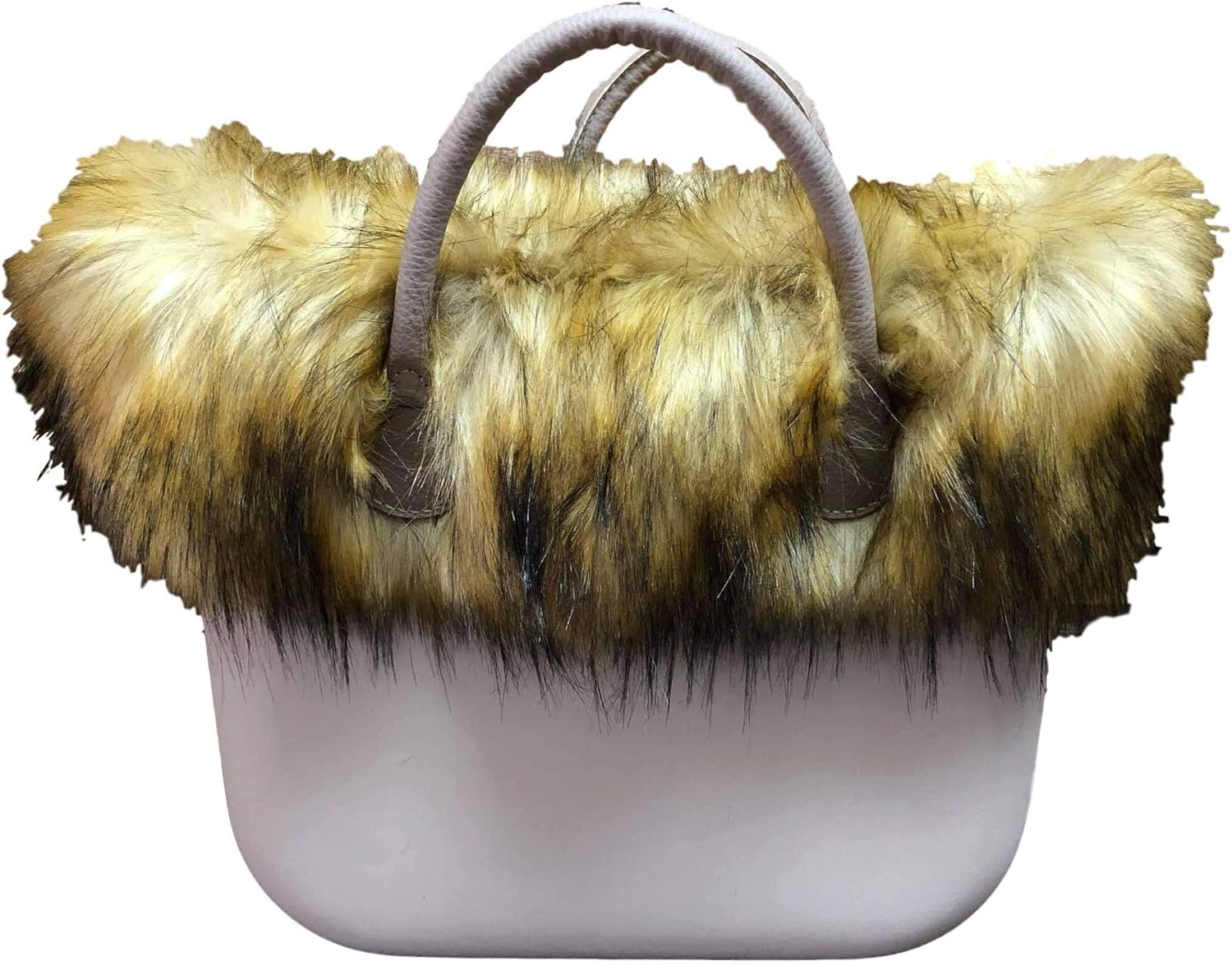 o bag with fur