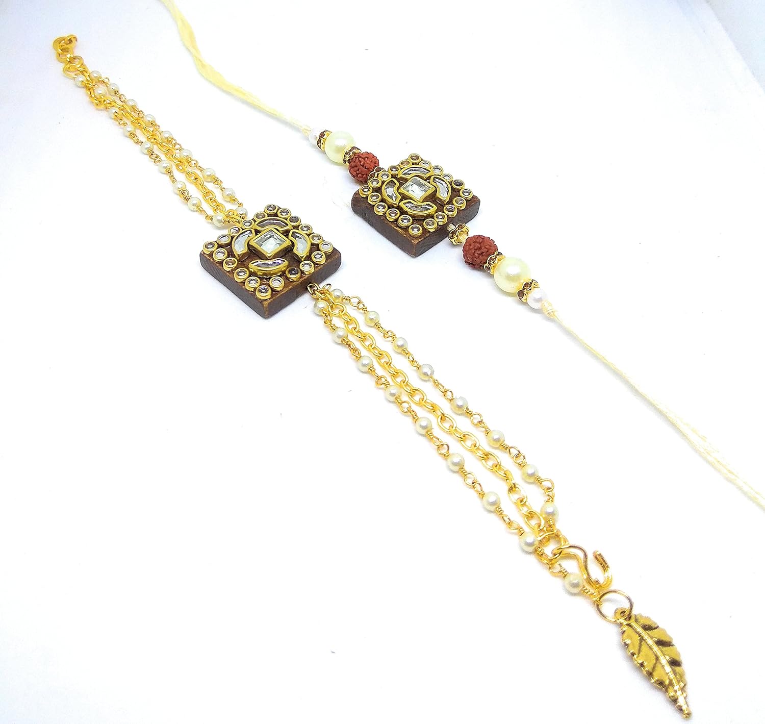 aarvee creation's designer bhaiya bhabhi rakhi set