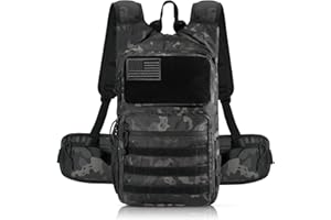 FRTKK Tactical Hydration Pack Lightweight Insulation Water Backpack Molle Hydration Backpack for Hiking, Running, Cycling, Climbing, Hunting, Fishing