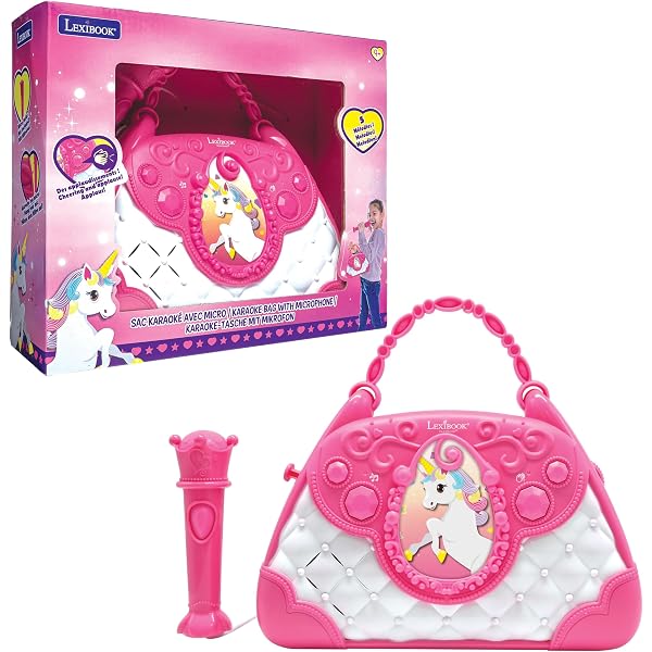Amazon.com: Lexibook, Unicorn Karaoke Bag, K102UNI | Microphone Amazon.com: Lexibook, Unicorn Karaoke Bag, K102UNI | Microphone