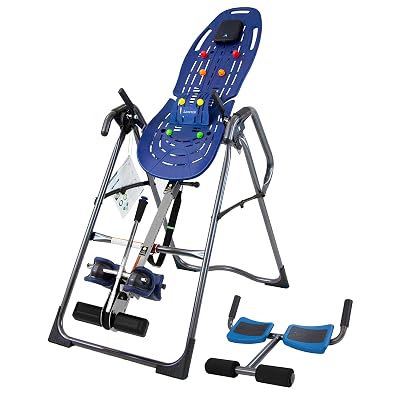 Teeter EP-970 Ltd. Inversion Table, Deluxe Easy-to-Reach Ankle Lock, Back Pain Relief Kit, FDA-Registered