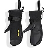 Supertrip Ski Mittens Men Women, Waterproof Snowboard Mittens Gloves Touch-Screen Anti-Slip Snow Mitts 3M Thinsulate, Warm Insulated in Cold Weather Winter