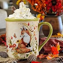 Woodland Critters 32 oz. 3D Ceramic Fox Teapot – Adorable Animal