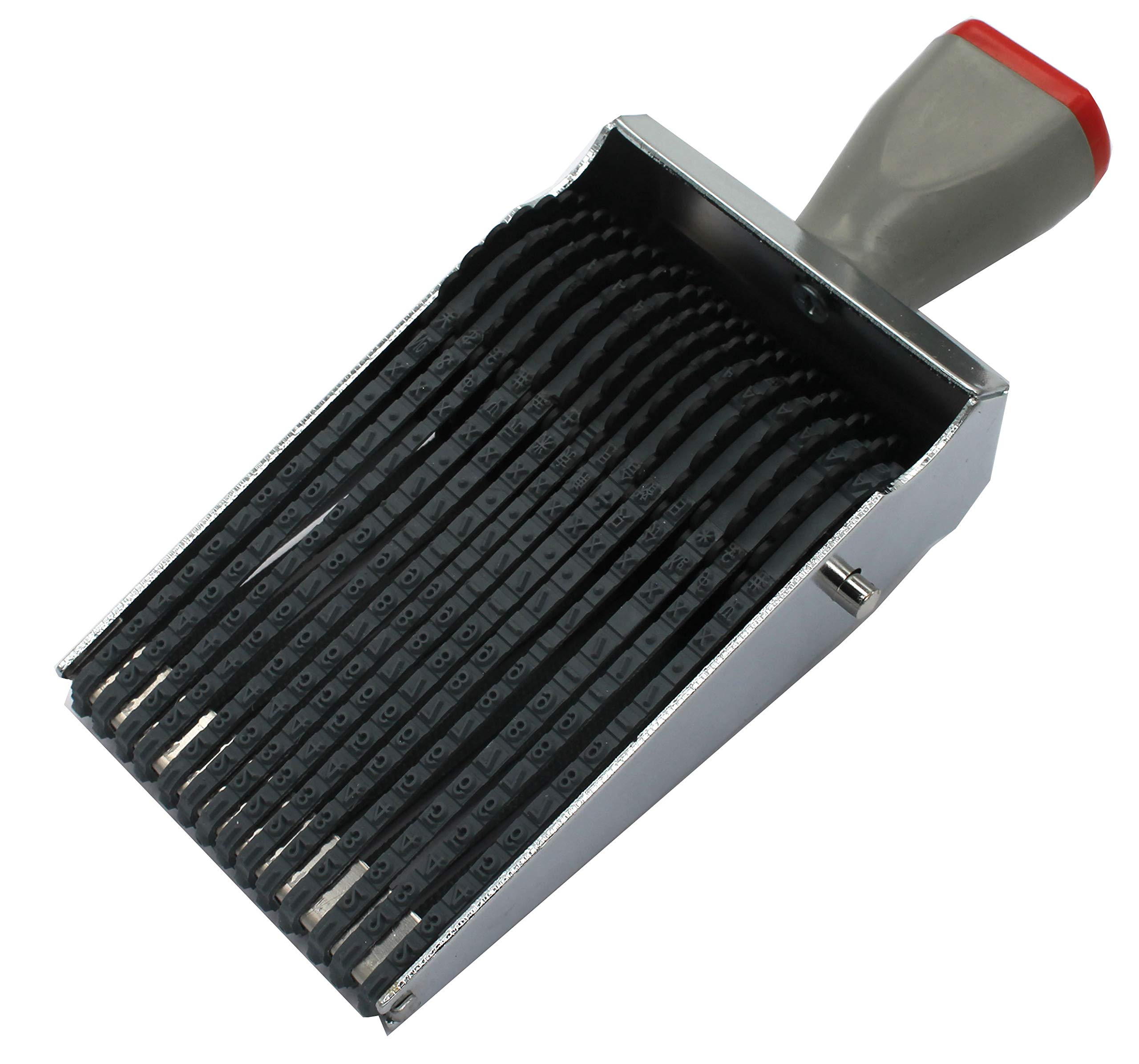 Rolling Alphabet and Number Stamp Wheel (14 Digits)