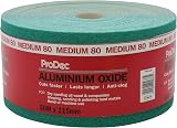 ProDec 50m Roll 80 Grit Green Aluminium Oxide Sanding Paper 115mm