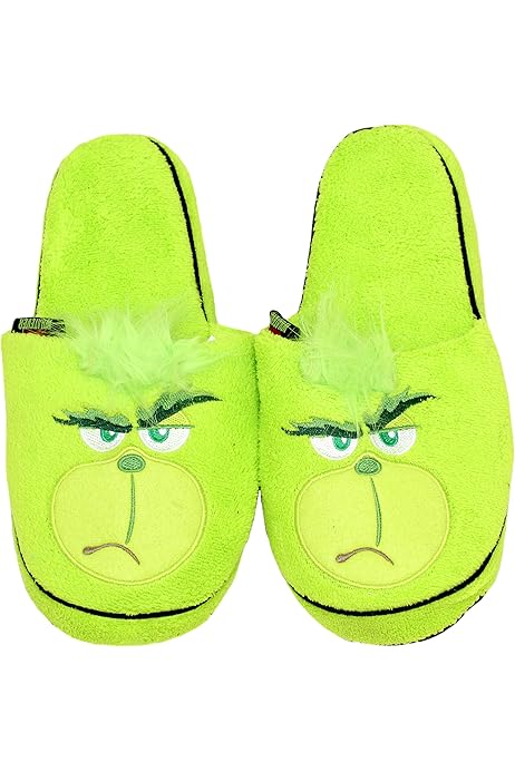 women's grinch slippers
