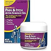 MagniLife Pain & Itch Relief After Shingles Gel, 1.8 Oz, Medicine for Shingles Pain, Poison Ivy, Bug Bites & Itchy Skin, Fast-Acting Pain Reliever with Aloe & Witch Hazel