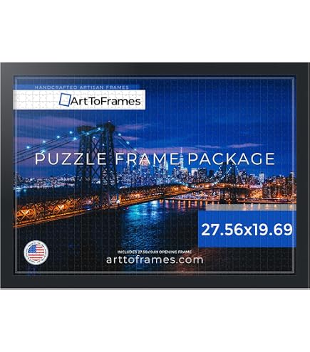 Amazon.com - ArtToFrames 27.56x19.69 INCH/70x50 CM Black Frame for