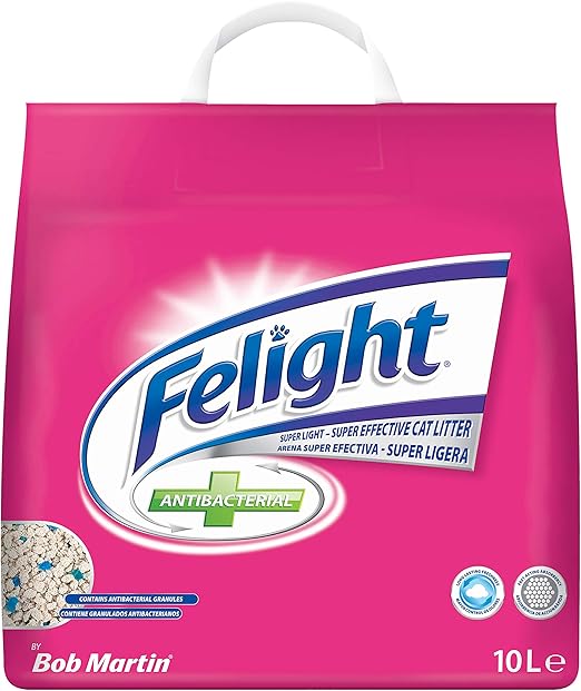 Felight Antibacterial Cat Litter, 10L Amazon.co.uk Pet Supplies