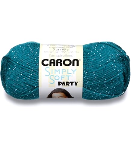 Amazon.com: Caron Simply Soft Party Yarn, 3 oz, Medium Worsted 4
