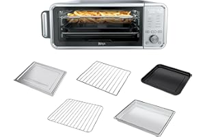 Ninja FT205CO 10-in-1 Digital Air Fry Oven with Extra Large Capacity, Extended Height, Stainless Steel Body, and Temperature 