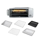 Ninja FT405CO 10-in-1 Digital Air Fry Oven with Extra Large Capacity, Flip Up and Away, Stainless Steel Body, and Temperature Control (Renewed)