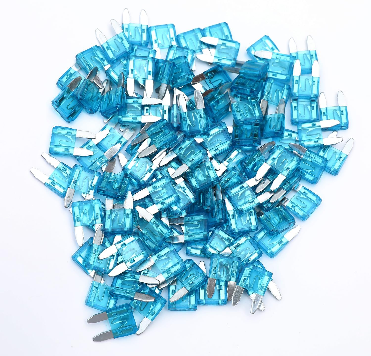 Photo 1 of 160 Pcs 15Amp Mini Fuse, 15 A Mini Car Blade Automotive Fuse