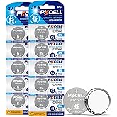 PKCELL 10 Pack CR2450 Battery CR 2450 3V Lithium Battery, Long Lasting Power, Mercury-Free