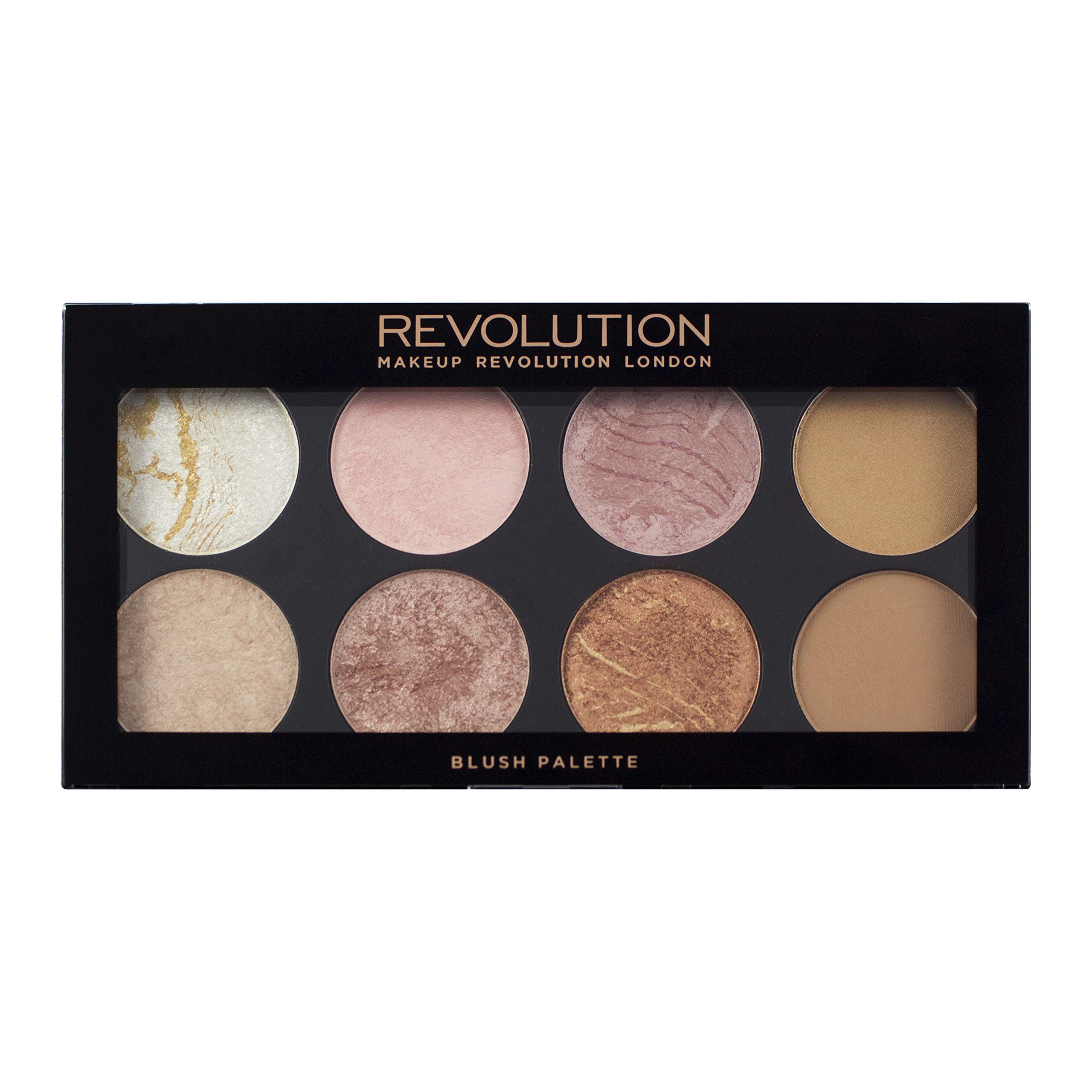 Makeup Revolution Palette, Blush Bronze Highlighter Makeup, Compact