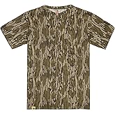 Mossy Oak Short Sleeve Cotton Mens Camo Hunting Shirt