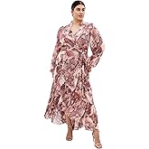 City Chic Women's Plus Size Dress - Instinct Print Maxi