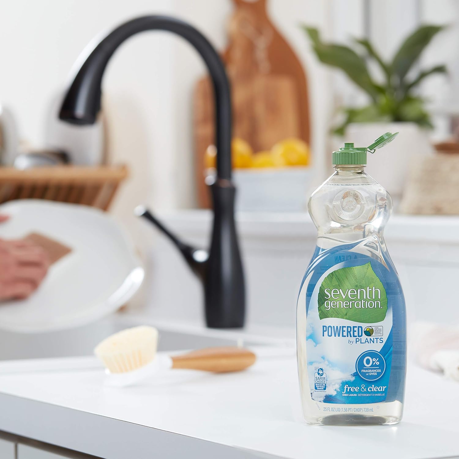 Seventh Generation Dish Liquid Soap, Free & Clear, 25 Oz, Pack of 6: Health & Personal Care